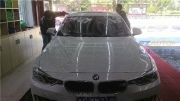 寶馬320漆面德國SONAX鍍晶施工效果圖分享