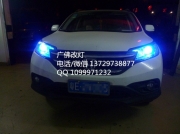 本田新CRV大燈改海拉三雙光透鏡氙氣燈進口安定器天使眼...