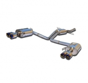 [進(jìn)排氣] 奧迪A4L A4排氣管 改裝排氣管 M鼓內(nèi)回壓 中尾段燕子尾 跑車聲