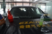 奧迪Q3全車玻璃貼膜,龍膜隔熱膜防爆膜,前擋AIR80,側(cè)后擋ATR15