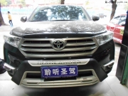 豐田漢蘭達(dá)汽車音響改裝+隔音案例：深圳聆聽圣駕汽車音響