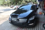 [車身改色膜] 奔馳CLS300,艾利車身亞光白色貼膜