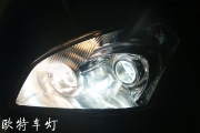 南充逍客車燈改裝Q5海拉雙光透鏡 歐司朗CBI氙氣大燈+黃金燈