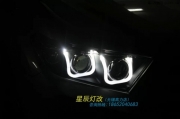 無錫豐田漢蘭達(dá)改裝導(dǎo)光天使眼大燈總成，無錫星辰改燈