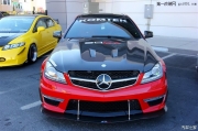 自吸猛獸！ SEMA車展實拍改裝C63 AMG
