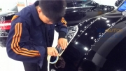 汽車劃痕修復(fù)，保時捷MACAN全車漆面SONAX納米鍍晶