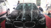 汽车划痕修复，宝马730全车漆面SONAX纳米镀晶，杭州汽车美容