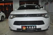 【大連道聲】三菱歐藍(lán)德加裝阿爾派CD主機(jī)，榮茂低頻王