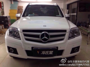 奔馳GLK300全車亮光白車身改色案例