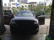 奧迪Q5專業(yè)汽車音響改裝案例（深圳專業(yè)音響改裝店）