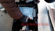 德州城市車界音響改裝 GL8無(wú)損改裝阿爾派CD機(jī)