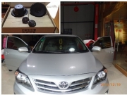 豐田卡羅拉音響改裝案例——寶雞酷車音響改裝