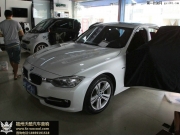 福州寶馬320升級德國曼斯特喇叭 四門大能隔音 沃酷車改