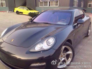 保時捷panamera全車高光碳纖車身改色案例