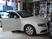 享受沖擊速度快感【奧迪A4】原車(chē)屏升級(jí)DVD凱立德導(dǎo)航手寫(xiě)...