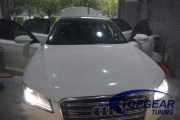 奧迪A8L到車尚改加裝舒適進(jìn)入,升級(jí)ECU