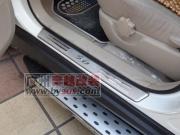 [商品--外觀改裝裝飾]比亞迪S6門檻條/不銹鋼，改裝BYDS6迎賓踏板，S6提車改裝作業(yè)，S6外觀改裝件，提車加裝外觀裝飾件
