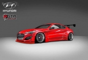 流血式样Blood Type Racing Hyundai Genesis Coupe*