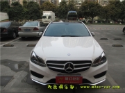 [外觀] 奔馳E260車身改色貼膜 亮黑全景天窗貼膜 深圳車衣裳膜幻色彩出品