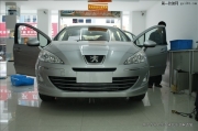 新車標(biāo)致408音響升級改裝