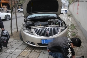 成都英朗GT改裝升級原廠Q5雙光透鏡氙氣大燈LED惡魔眼
