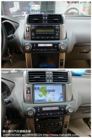 豐田霸道安裝導航【四川眉山惠升汽車音響隔音改裝】