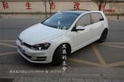 成都高爾夫7改燈改裝GTI紅線版雙ULED大燈總成中網(wǎng)