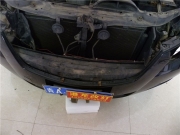 西寧豐田凱美瑞車燈改淚眼天使眼案例