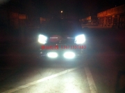 [燈光燈飾] 2012尼桑奇駿大燈改裝海拉三透鏡改 新款奇駿進口氙燈LED燈眉日行 13671337883