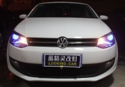 [燈光燈飾] POLO“芯”變化，從藍(lán)精靈改燈開始！大眾POLO改燈 南京改車燈藍(lán)精靈改燈