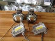 東莞亮點(diǎn)改燈-寶馬320改雙光透鏡氙氣燈+天使眼