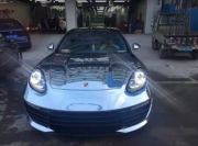 保時捷panamera全車電鍍銀車身改色案例