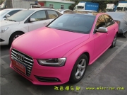 [外觀] 奧迪A4L全車改色貼膜 深圳汽車貼膜改顏色
