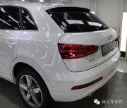 巨亮魔晶完美施工白色奧迪Q3