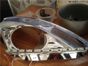 東莞亮點改燈-天籟公爵改LED水晶雙色淚眼日行燈+惡魔眼