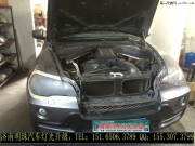 寶馬X5車燈翻新修復(fù)，濟(jì)南明珠汽車燈光升級(jí)