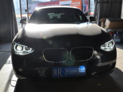 寶馬116i原車鹵素升級(jí)原廠雙光透鏡氙氣燈