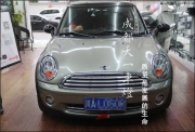 成都寶馬mini車燈改裝海拉5雙光透鏡飛利浦氙氣燈