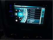 新赛欧汽车音响改装歌乐NX403CII影音导航一体机安装效果图