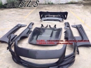 奔馳 R197 AMG SLS BLACK SERIE改裝寬體大包圍新款機蓋尾翼排氣