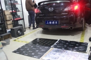 上海軒音 上海浦東馬自達(dá)6俄羅斯進(jìn)口STP汽車(chē)全車(chē)隔音施工...