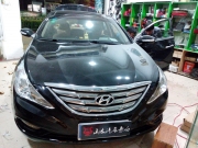 現(xiàn)代索納塔八至尊版汽車音響改裝德國喜力仕(HELIX）套裝...