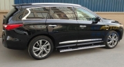 英菲尼迪FX35、QX70電動踏板安裝效果
