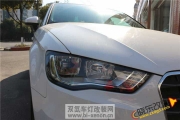 鎮(zhèn)江專業(yè)改燈 奧迪A3改雙光透鏡 氙氣燈 雙色淚眼