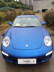 保時(shí)捷911原子藍(lán)車身改色