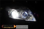 鎮(zhèn)江改燈 奔馳GLK300改雙光透鏡 氙氣大燈