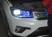 長安CS75改燈  升級(jí)海拉3透鏡氙氣燈