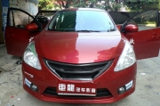 日產(chǎn)騏達(dá)音響升級改裝美國霸克汽車音響——臺山車龍