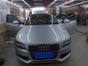 奧迪A4L汽車音響改裝德國喜力仕