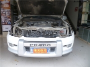 西寧豐田霸道大燈升級(jí)海拉5雙光透鏡